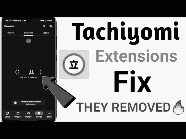 Tachiyomi Apk Extensions not working solution