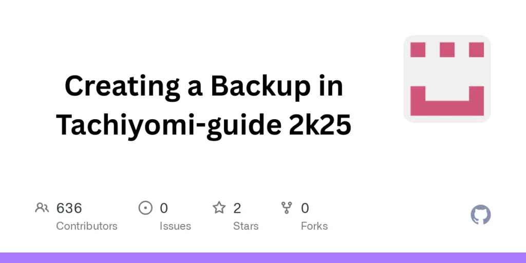 Creating a Backup in Tachiyomi