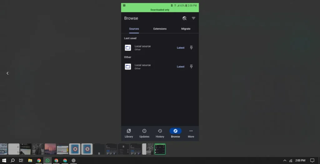 Step 2: Initial Setup
Open the app after installation.
Personalize the interface as desired.
Select or create a folder for Tachiyomi's storage.
Grant all necessary permissions when prompted.
Tap Next and then Get Started to finish setup.